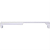 Top Knobs TK261PC TK261 Modern Metro Notch Cabinet Pull B 9" Center to Center Polished Chrome