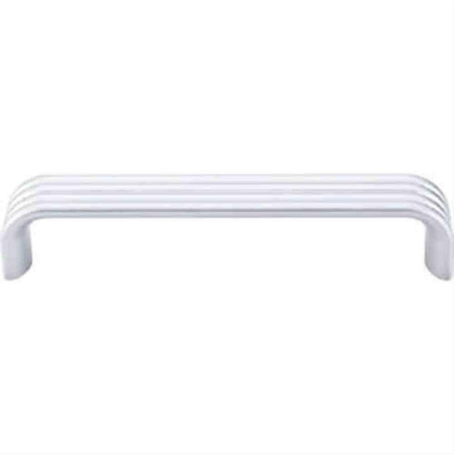 Top Knobs TK263ALU TK263 Modern Deco Cabinet Pull 5" Center to Center Aluminum