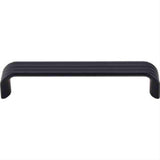 Top Knobs TK263BLK TK263 Modern Deco Cabinet Pull 5" Center to Center Flat Black