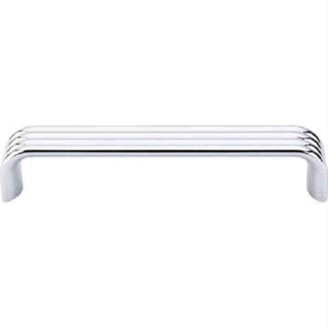 Top Knobs TK263PC TK263 Modern Deco Cabinet Pull 5" Center to Center Polished Chrome