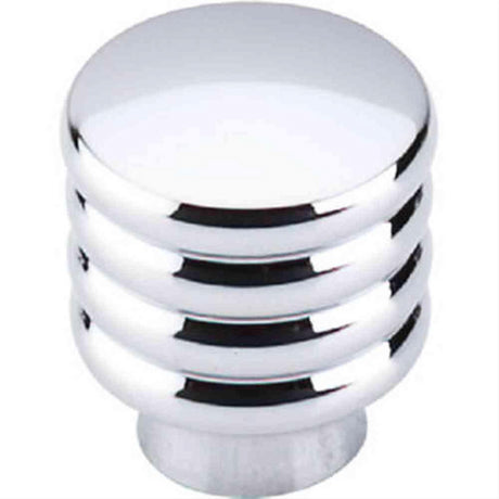Top Knobs TK265PC TK265 Modern Deco Cabinet Knob 1" Polished Chrome