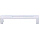 Top Knobs TK266ALU TK266 Modern Metro Slot Cabinet Pull 5" Center to Center Aluminum