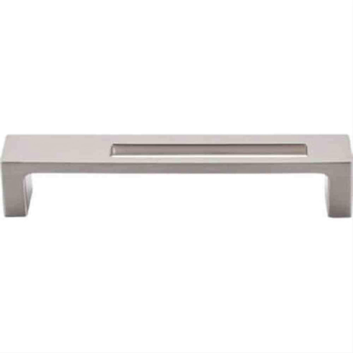 Top Knobs TK266BSN TK266 Modern Metro Slot Cabinet Pull 5" Center to Center Brushed Satin Nickel