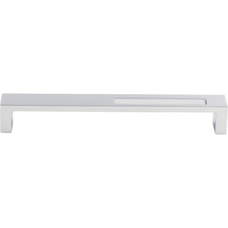 Top Knobs TK267PC Modern Metro Slot 7" Center to Center Bar Pull Polished Chrome