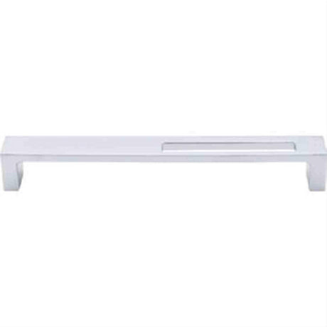 Top Knobs TK267ALU TK267 Modern Metro Slot Cabinet Pull 7" Center to Center Aluminum