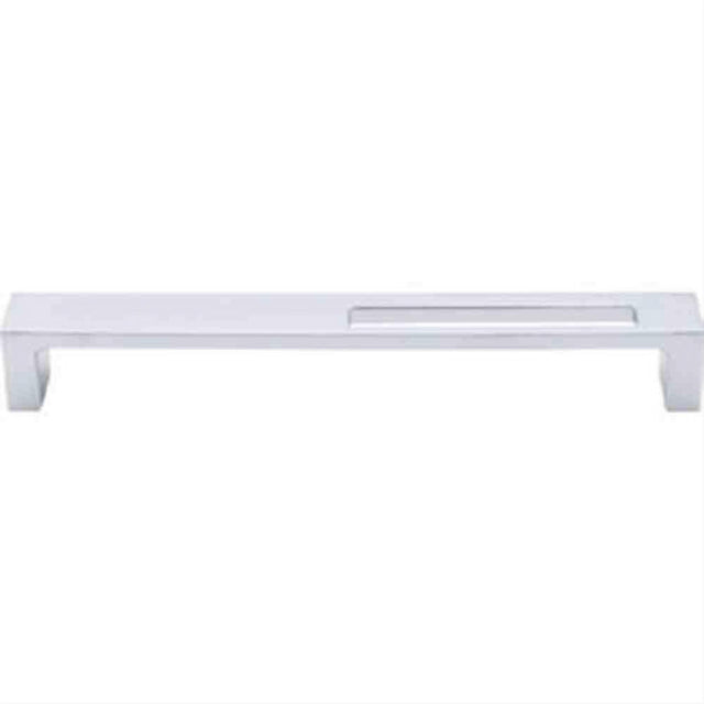 Top Knobs TK267ALU TK267 Modern Metro Slot Cabinet Pull 7" Center to Center Aluminum