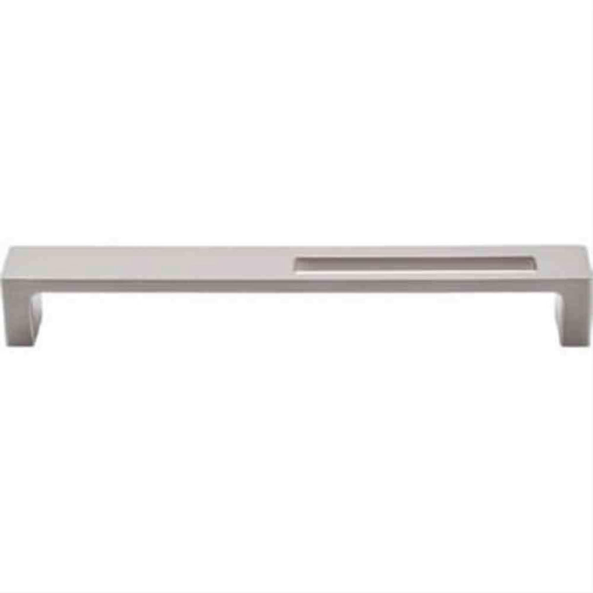 Top Knobs TK267BSN TK267 Modern Metro Slot Cabinet Pull 7" Center to Center Brushed Satin Nickel