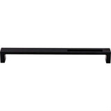 Top Knobs TK268BLK TK268 Modern Metro Slot 9" Center to Center Bar Pull Flat Black