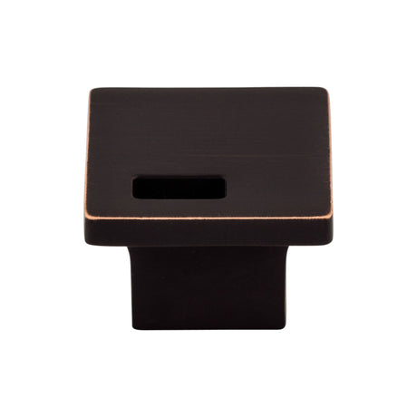 Top Knobs TK269TB Modern Metro Slot 1 1/4" Length Square Knob Tuscan Bronze
