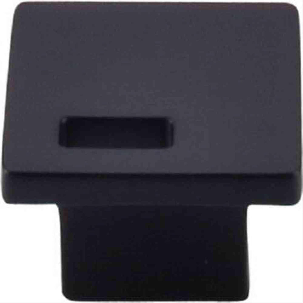 Top Knobs TK269BLK TK269 Modern Metro Slot Cabinet Knob 1-1/4" Flat Black