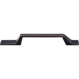 Top Knobs TK271TB TK271 Modern Metro Asymmetrical Cabinet Pull 5" Center to Center Tuscan Bronze