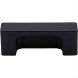 Top Knobs TK275BLK TK275 Modern Metro Tab Cabinet Pull 2" Center to Center Flat Black