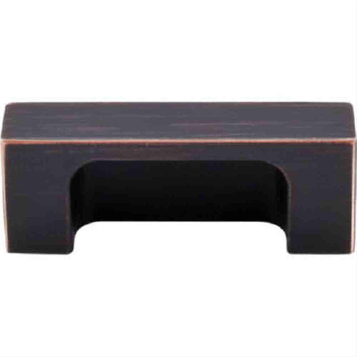 Top Knobs TK275TB TK275 Modern Metro Tab Cabinet Pull 2" Center to Center Tuscan Bronze