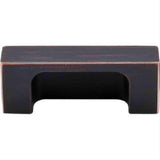 Top Knobs TK275TB TK275 Modern Metro Tab Cabinet Pull 2" Center to Center Tuscan Bronze