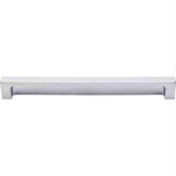Top Knobs TK277ALU TK277 Modern Metro Tab Cabinet Pull 8" Center to Center Aluminum
