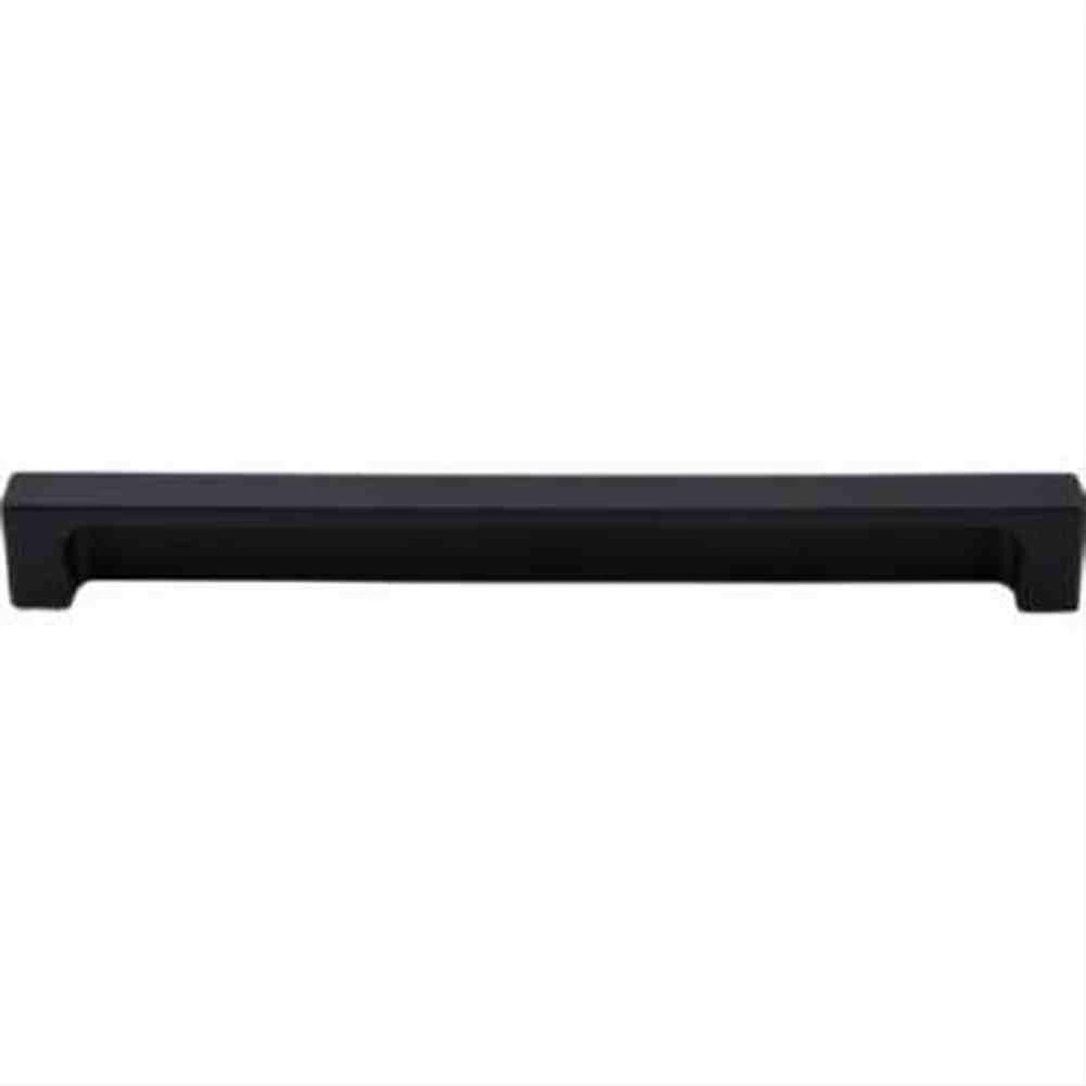 Top Knobs TK277BLK TK277 Modern Metro Tab Cabinet Pull 8" Center to Center Flat Black