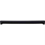 Top Knobs TK278BLK Modern Metro Tab Cabinet Pull 12" Center to Center Flat Black