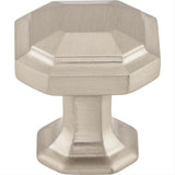 Top Knobs TK286BSN TK286 Emerald 1 1/8" Length Geometric Cabinet Knob Brushed Satin Nickel