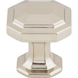 Top Knobs TK286PN TK286 Emerald 1 1/8" Length Geometric Cabinet Knob Polished Nickel