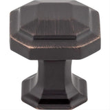 Top Knobs TK286TB TK286 Emerald 1 1/8" Length Geometric Cabinet Knob Tuscan Bronze
