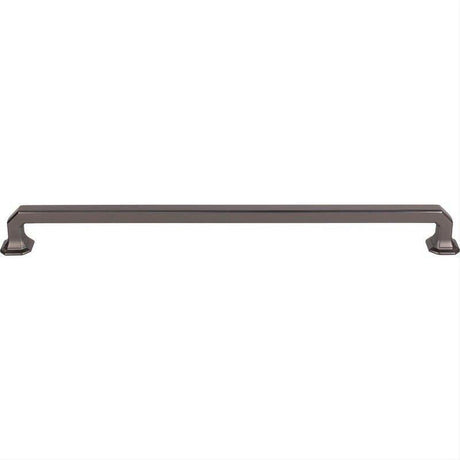 Top Knobs TK291AG TK291 Emerald 12" Center to Center Bar Pull Ash Gray