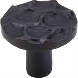 Top Knobs TK296CB TK296 Cobblestone Medium Round Cabinet Knob 1-3/8" Coal Black