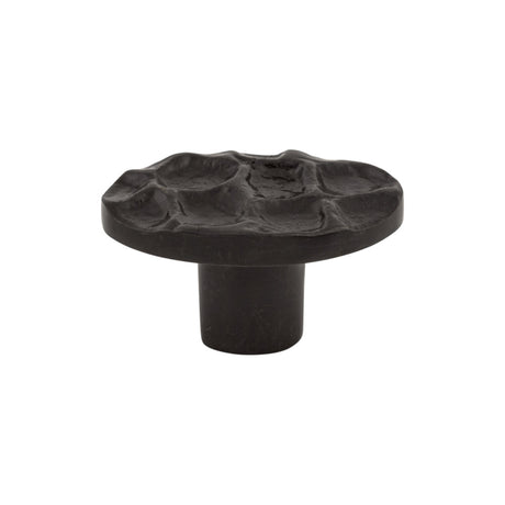 Top Knobs TK298CB Cobblestone 2" Length Oval Knob Coal Black