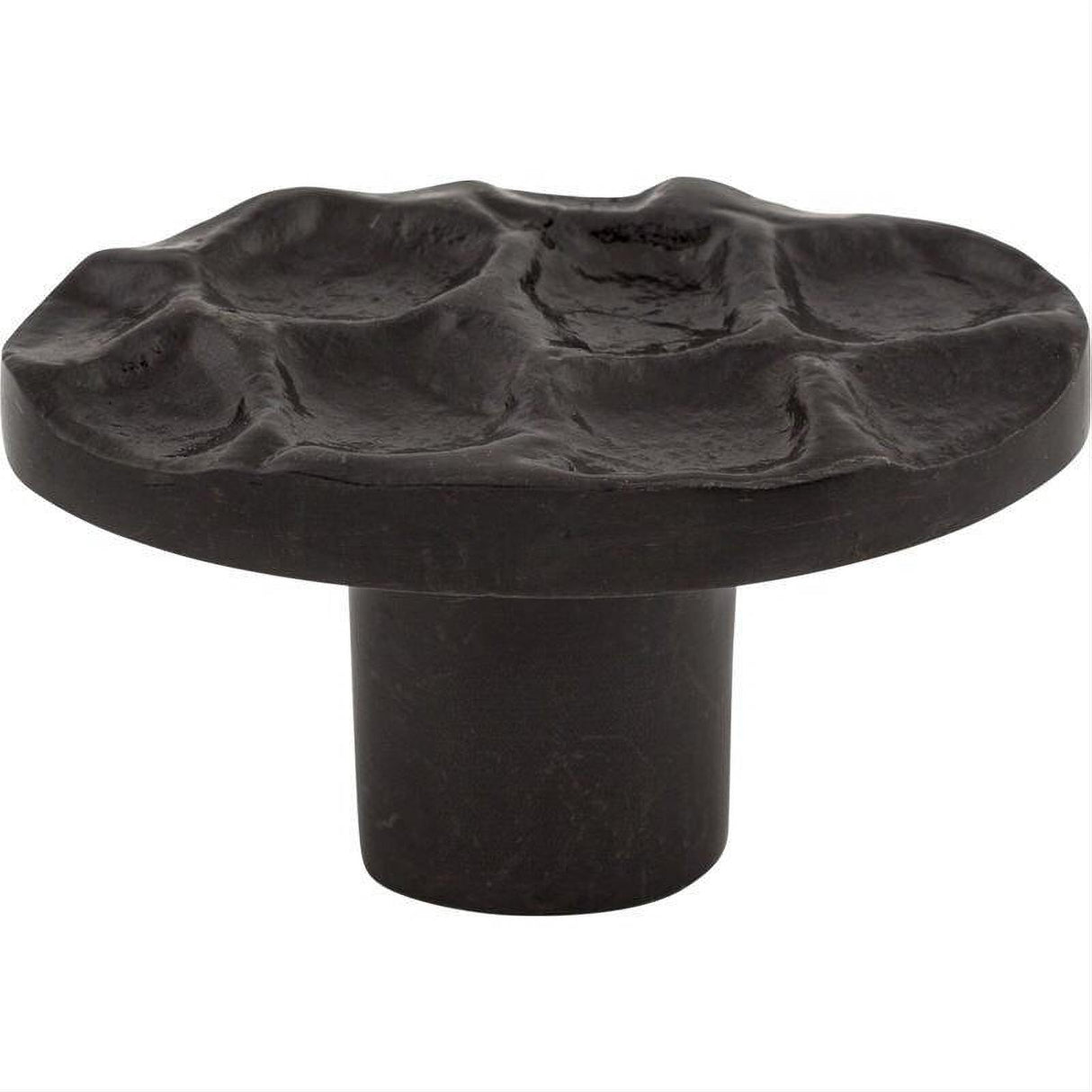 Top Knobs TK298CB TK298 Cobblestone 2" Length Oval Cabinet Knob Coal Black