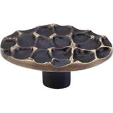 Top Knobs TK299BA TK299 Cobblestone Large Oval Cabinet Knob 2-5/8" Brass Antique