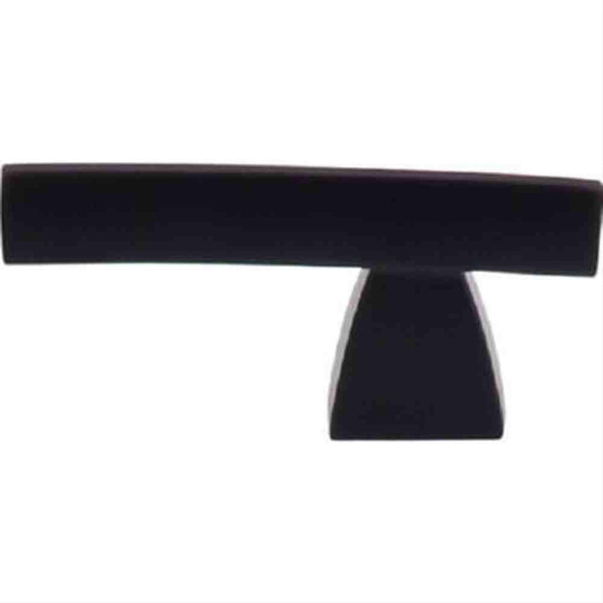 Top Knobs TK2BLK TK2 Arched Cabinet Knob/Pull 2-1/2" Flat Black