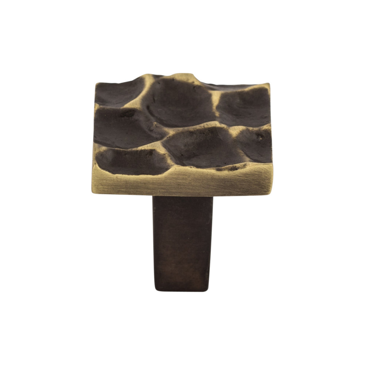 Top Knobs TK300 Cobblestone Small Square Cabinet Knob 1-1/8"