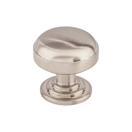 Top Knobs TK3000BSN Ellis 1 1/4" Length Mushroom Knob Brushed Satin Nickel