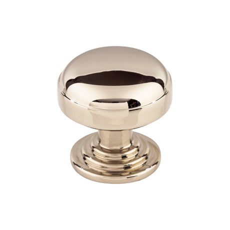 Top Knobs TK3000PN Ellis 1 1/4" Length Mushroom Knob Polished Nickel