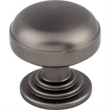 Top Knobs TK3000AG TK3000 Ellis 1 1/4" Diameter Mushroom Cabinet Knob Ash Gray