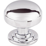 Top Knobs TK3000PC TK3000 Ellis 1 1/4" Diameter Mushroom Cabinet Knob Polished Chrome