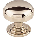 Top Knobs TK3000PN TK3000 Ellis 1 1/4" Diameter Mushroom Cabinet Knob Polished Nickel