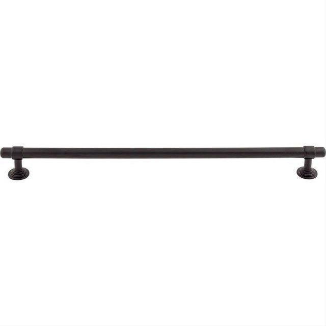 Top Knobs TK3006BLK TK3006 Ellis 12" Center to Center Bar Pull Flat Black