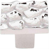 Top Knobs TK301PN TK301 Cobblestone Medium Square Cabinet Knob 1-3/8" Polished Nickel