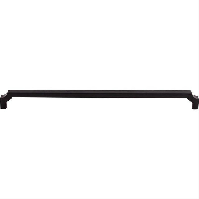 Top Knobs TK3026BLK TK3026 Davenport 12" Center to Center Bar Pull Flat Black