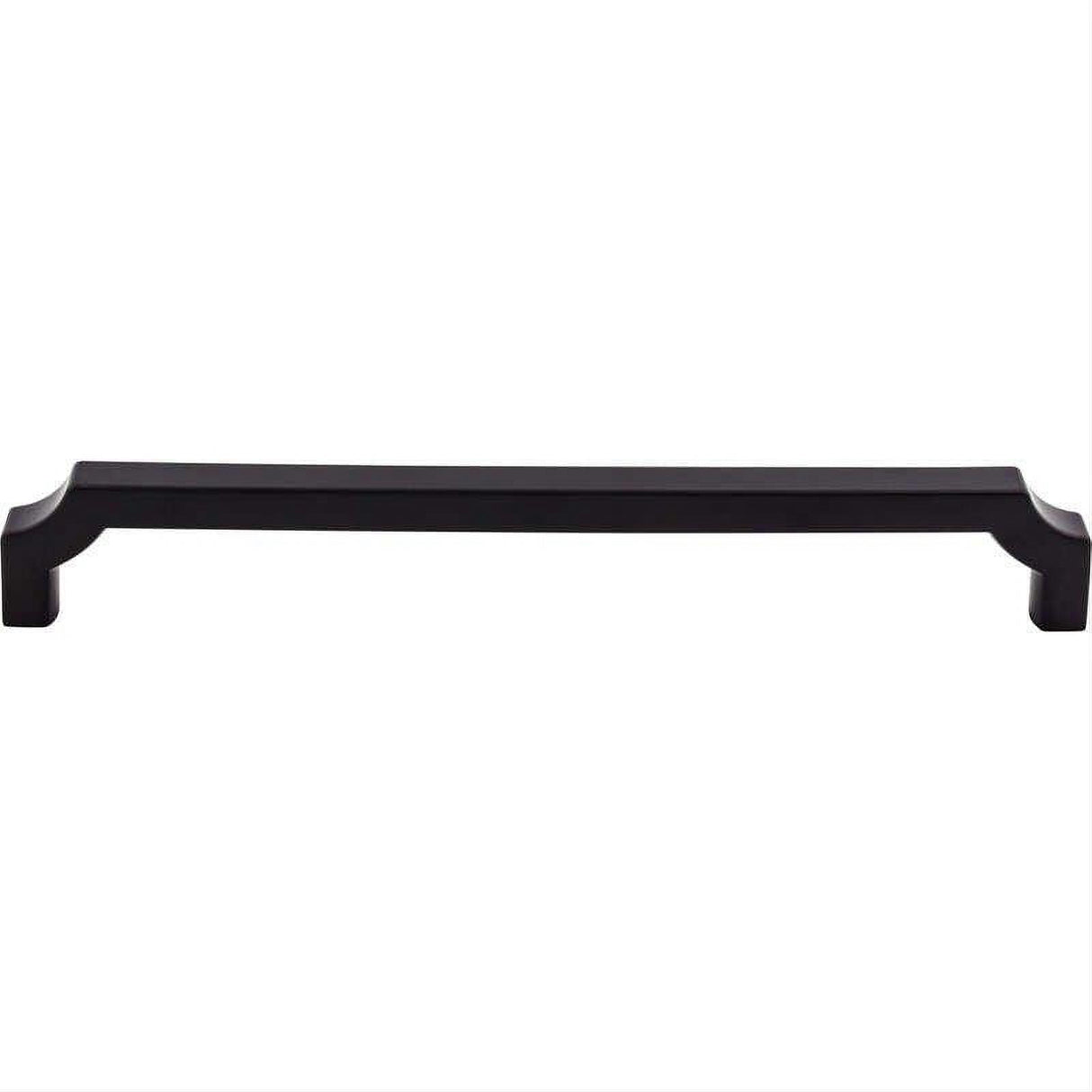 Top Knobs TK3027BLK TK3027 Davenport 12" Center to Center Cabinet Pull / Appliance Pull Flat Black