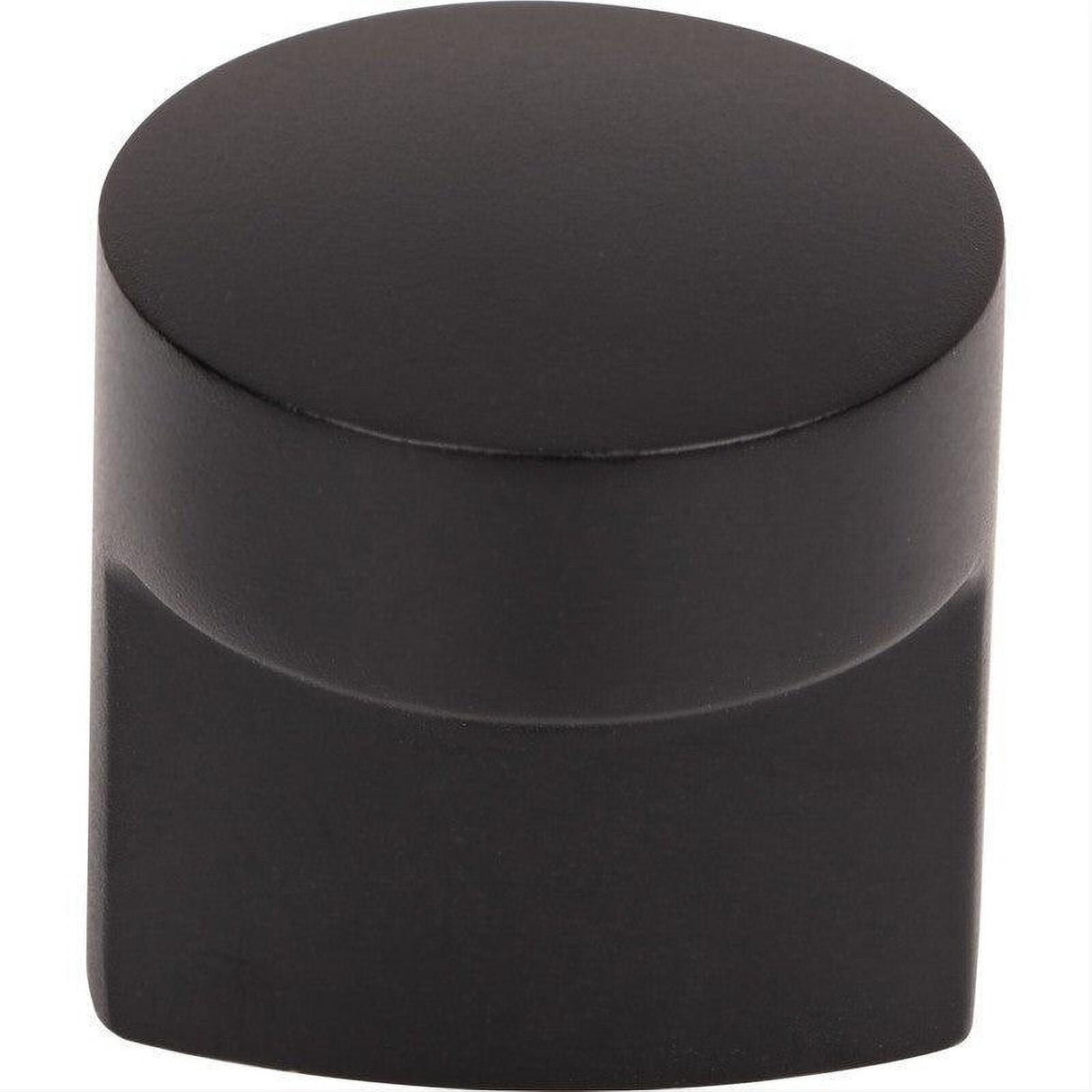 Top Knobs TK3040BLK TK3040 Hartridge 1 1/4" Diameter Mushroom Cabinet Knob Flat Black