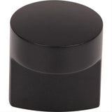 Top Knobs TK3040BLK TK3040 Hartridge 1 1/4" Diameter Mushroom Cabinet Knob Flat Black