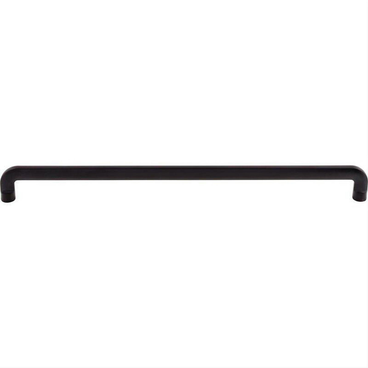 Top Knobs TK3046BLK TK3046 Hartridge 12" Center to Center Bar Pull Flat Black