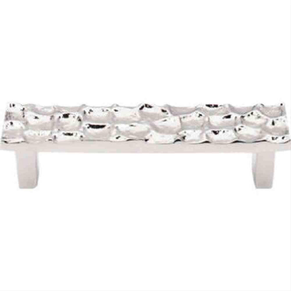 Top Knobs TK304PN TK304 Cobblestone Cabinet Pull 3-3/4" Center to Center Polished Nickel