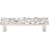 Top Knobs TK304PN TK304 Cobblestone Cabinet Pull 3-3/4" Center to Center Polished Nickel