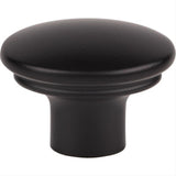 Top Knobs TK3051BLK TK3051 Julian 1 3/8" Length Oval Cabinet Knob Flat Black