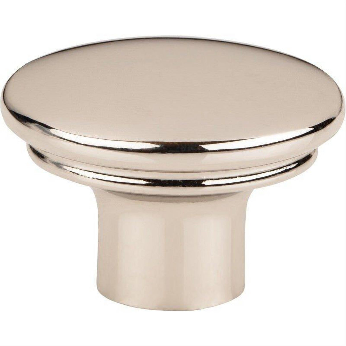 Top Knobs TK3051PN TK3051 Julian 1 3/8" Length Oval Cabinet Knob Polished Nickel
