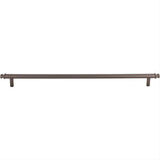Top Knobs TK3057AG TK3057 Julian 12" Center to Center Bar Pull Ash Gray
