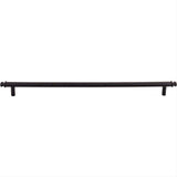 Top Knobs TK3057BLK TK3057 Julian 12" Center to Center Bar Pull Flat Black