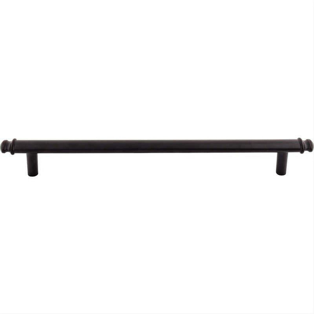 Top Knobs TK3058BLK TK3058 Julian 12" Center to Center Cabinet Pull / Appliance Pull Flat Black